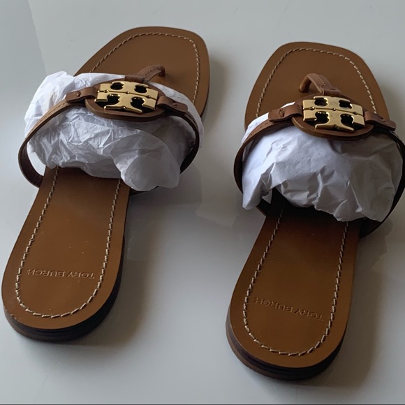 ‼️SOLD‼️Tory Burch,  Miller Leather Thong Sandals - Picture 6 of 12
